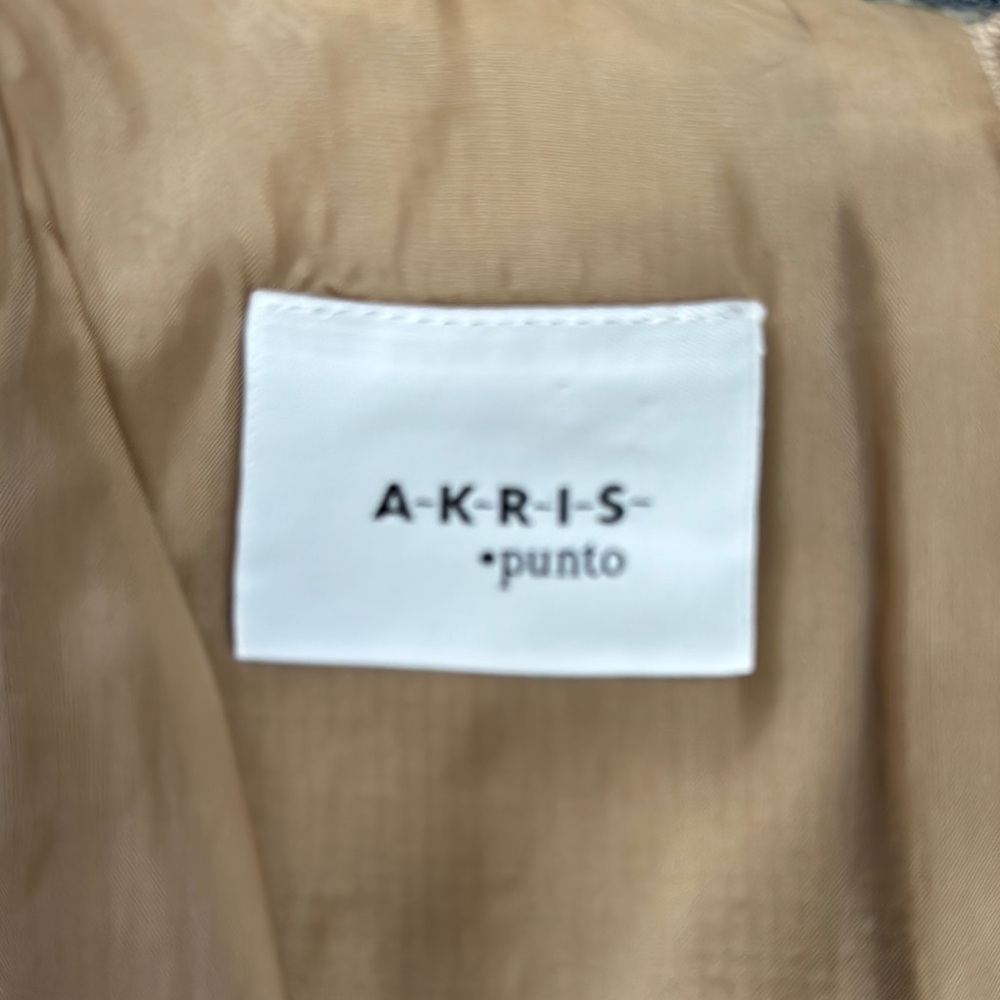 Akris Punto Tan Sheath Dress Sleeveless Scoop Neck  Size 12 - Picture 6 of 7